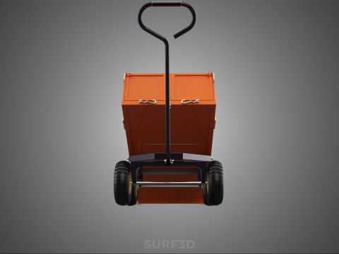 ATIK &Ccedil;&Ouml;P &Ccedil;&Ouml;P &Ccedil;&Ouml;P R&Ouml;MORK DAMPERLİ ARABA VAGON ARABASI 3D Model