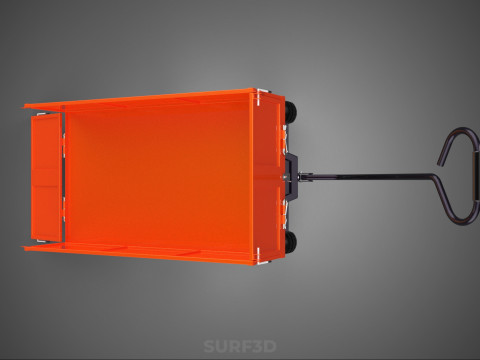 ATIK &Ccedil;&Ouml;P &Ccedil;&Ouml;P &Ccedil;&Ouml;P R&Ouml;MORK DAMPERLİ ARABA VAGON ARABASI 3D Model