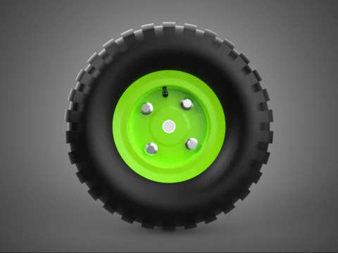 V&Aacute;LVULA NEUM&Aacute;TICA GOMA RUEDA NEUM&Aacute;TICO LLANTA CUBO CARRO AGARRE CARRO Modelo 3D