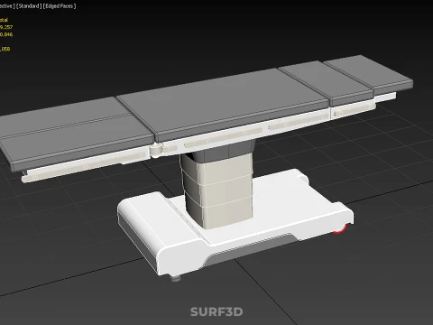 TABLE D'OP&Eacute;RATION CHIRURGICALE LIT DE CHIRURGIEN BANQUETTE DE CHIRURGIE SI&Egrave;GE M&Eacute;DICAL Modèle 3D