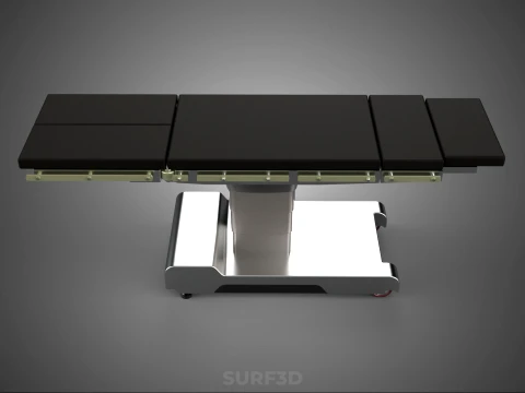 STANDARD MODULAR SURGICAL OPERATING TABLE BED SURGERY BENCH SEAT 3D Model