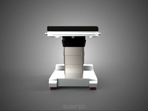 STANDARD MODULAR SURGICAL OPERATING TABLE BED SURGERY BENCH SEAT 3D Model