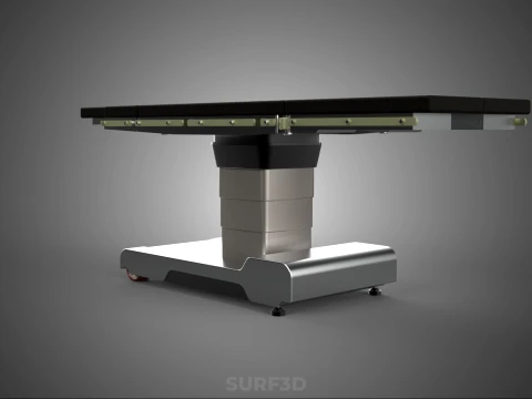 STANDARD MODULAR SURGICAL OPERATING TABLE BED SURGERY BENCH SEAT 3D Model