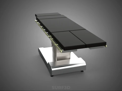 STANDARD MODULAR SURGICAL OPERATING TABLE BED SURGERY BENCH SEAT 3D Model