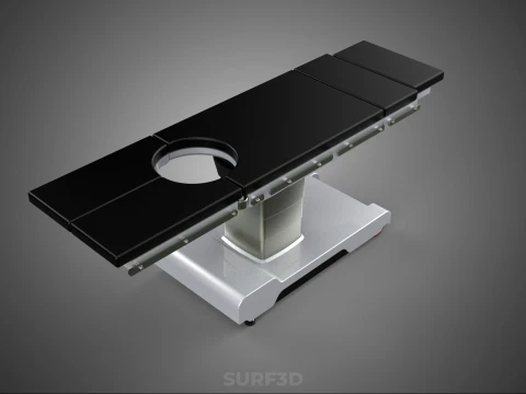 MODULAR SURGICAL OPERATING TABLE BED SURGERY ACCESS HOLE PORT 3D Model