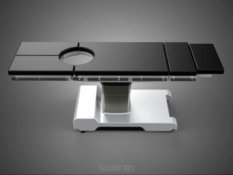 MODULAR SURGICAL OPERATING TABLE BED SURGERY ACCESS HOLE PORT 3D Model