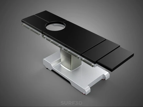 MODULAR SURGICAL OPERATING TABLE BED SURGERY ACCESS HOLE PORT 3D Model