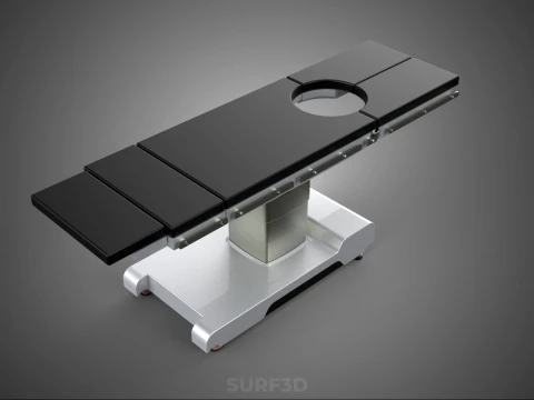 MODULAR SURGICAL OPERATING TABLE BED SURGERY ACCESS HOLE PORT 3D Model
