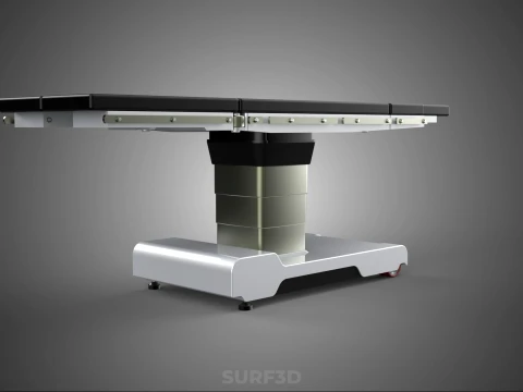 MODULAR SURGICAL OPERATING TABLE BED SURGERY ACCESS HOLE PORT 3D Model