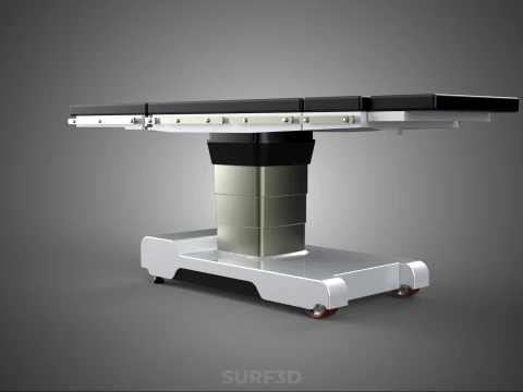 MODULAR SURGICAL OPERATING TABLE BED SURGERY ACCESS HOLE PORT 3D Model