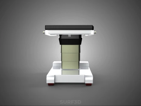 MODULAR SURGICAL OPERATING TABLE BED SURGERY ACCESS HOLE PORT 3D Model