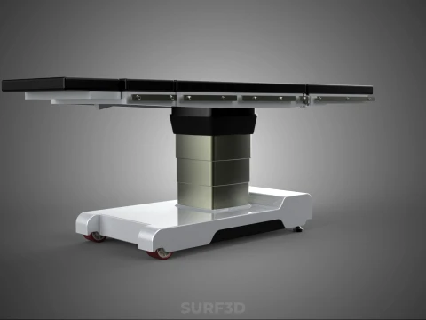 MODULAR SURGICAL OPERATING TABLE BED SURGERY ACCESS HOLE PORT 3D Model