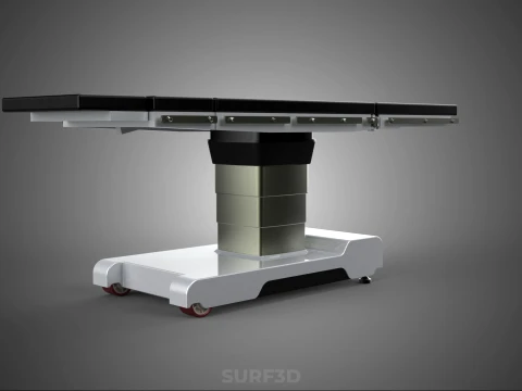 MODULAR SURGICAL OPERATING TABLE BED SURGERY ACCESS HOLE PORT 3D Model