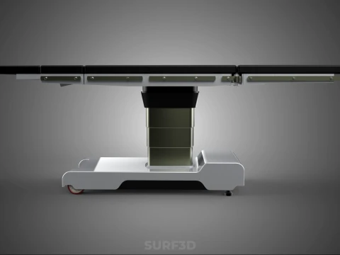 MODULAR SURGICAL OPERATING TABLE BED SURGERY ACCESS HOLE PORT 3D Model