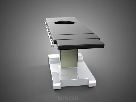 MODULAR SURGICAL OPERATING TABLE BED SURGERY ACCESS HOLE PORT 3D Model
