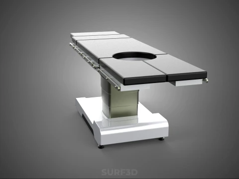 MODULAR SURGICAL OPERATING TABLE BED SURGERY ACCESS HOLE PORT 3D Model