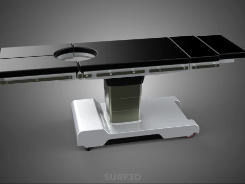 MODULAR SURGICAL OPERATING TABLE BED SURGERY ACCESS HOLE PORT 3D Model