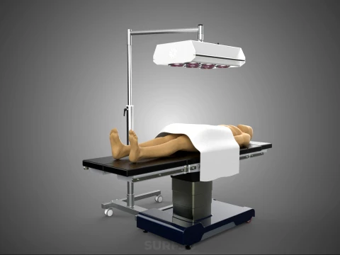 MEDICAL INFRARED LIGHT LAMP RED LED THERAPY DEVICE PATIENT CARE 3D Model