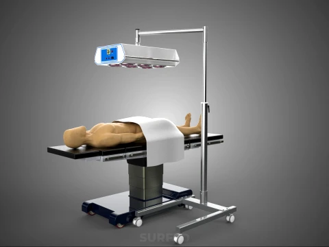 MEDICAL INFRARED LIGHT LAMP RED LED THERAPY DEVICE PATIENT CARE 3D Model