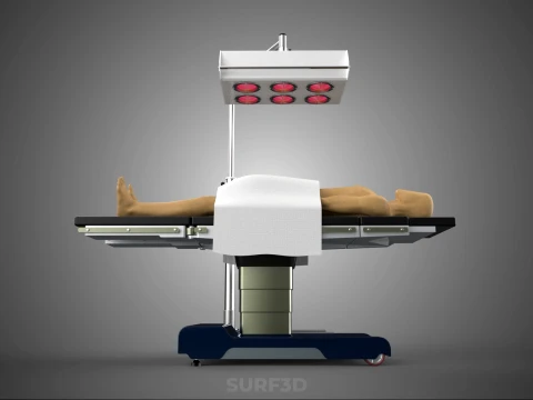 MEDICAL INFRARED LIGHT LAMP RED LED THERAPY DEVICE PATIENT CARE 3D Model