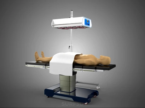 MEDICAL INFRARED LIGHT LAMP RED LED THERAPY DEVICE PATIENT CARE 3D Model