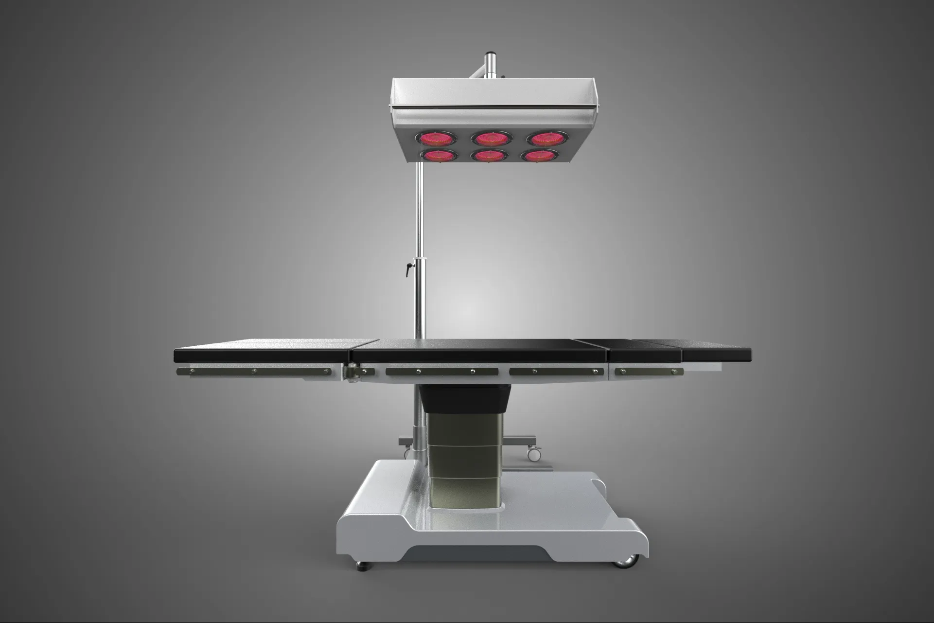MEDICAL INFRARED RED LIGHT LAMP LED MACHINE PHYSIOTHERAPY WARMER 3D Model .c4d .max .obj .3ds .fbx .stl .blend