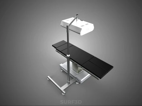MEDICAL INFRARED RED LIGHT LAMP LED MACHINE PHYSIOTHERAPY WARMER 3D Model