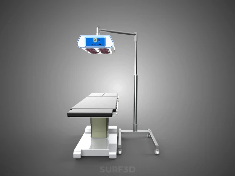 MEDICAL INFRARED RED LIGHT LAMP LED MACHINE PHYSIOTHERAPY WARMER 3D Model