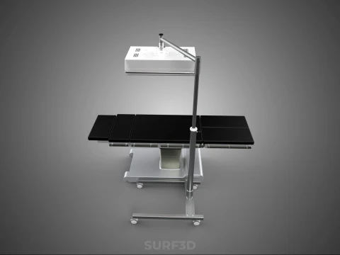 MEDICAL INFRARED RED LIGHT LAMP LED MACHINE PHYSIOTHERAPY WARMER 3D Model
