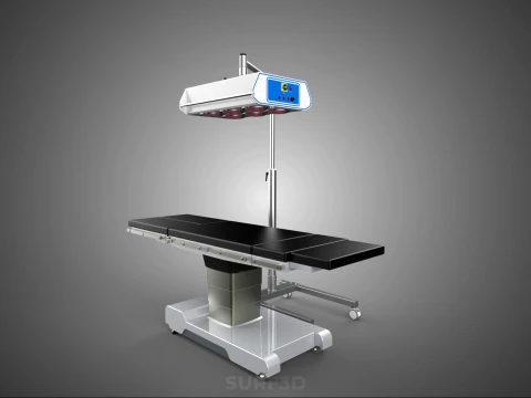 MEDICAL INFRARED RED LIGHT LAMP LED MACHINE PHYSIOTHERAPY WARMER 3D Model