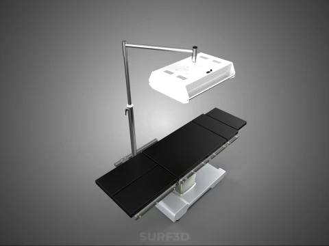 MEDICAL INFRARED RED LIGHT LAMP LED MACHINE PHYSIOTHERAPY WARMER 3D Model