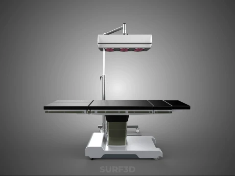 MEDICAL INFRARED RED LIGHT LAMP LED MACHINE PHYSIOTHERAPY WARMER 3D Model