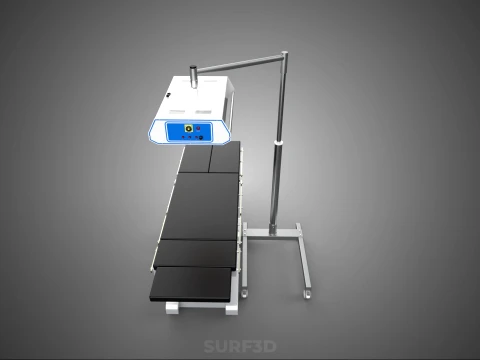 MEDICAL INFRARED RED LIGHT LAMP LED MACHINE PHYSIOTHERAPY WARMER 3D Model