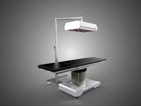 MEDICAL INFRARED RED LIGHT LAMP LED MACHINE PHYSIOTHERAPY WARMER 3D Model