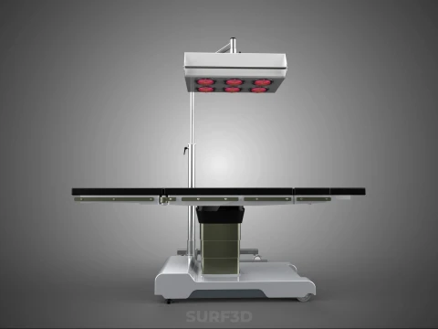 MEDICAL INFRARED RED LIGHT LAMP LED MACHINE PHYSIOTHERAPY WARMER 3D Model