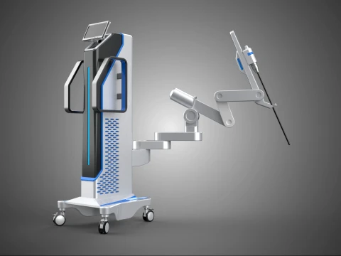 MEDICAL ROBOTIC ARM SURGERY SURGICAL ROBOT OPERATION SURGEON BOT 3D Model