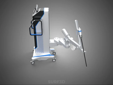 MEDICAL ROBOTIC ARM SURGERY SURGICAL ROBOT OPERATION SURGEON BOT 3D Model