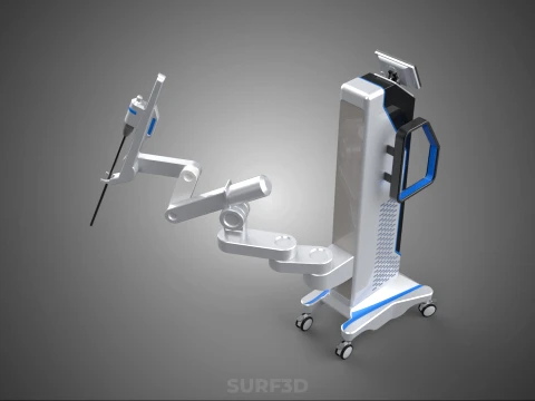 MEDICAL ROBOTIC ARM SURGERY SURGICAL ROBOT OPERATION SURGEON BOT 3D Model