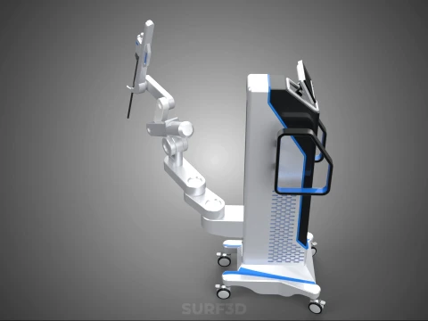MEDICAL ROBOTIC ARM SURGERY SURGICAL ROBOT OPERATION SURGEON BOT 3D Model