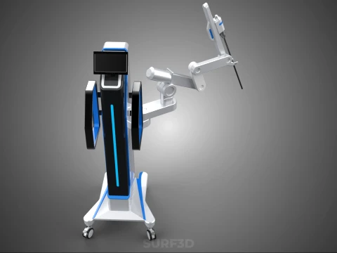 MEDICAL ROBOTIC ARM SURGERY SURGICAL ROBOT OPERATION SURGEON BOT 3D Model