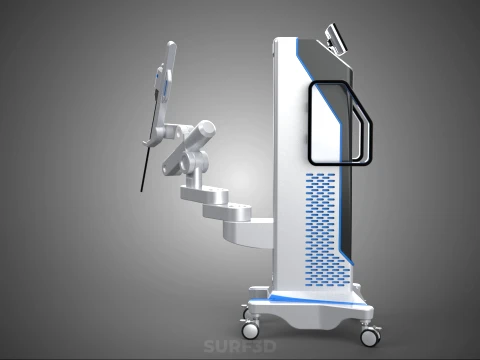 MEDICAL ROBOTIC ARM SURGERY SURGICAL ROBOT OPERATION SURGEON BOT 3D Model