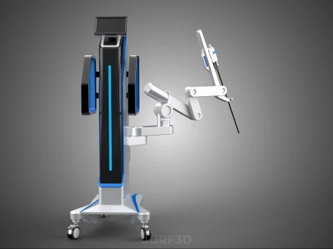 MEDICAL ROBOTIC ARM SURGERY SURGICAL ROBOT OPERATION SURGEON BOT 3D Model