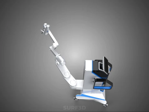 MEDICAL ROBOTIC ARM SURGERY SURGICAL ROBOT OPERATION SURGEON BOT 3D Model