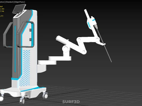 MEDICAL ROBOTIC ARM SURGERY SURGICAL ROBOT OPERATION SURGEON BOT 3D Model