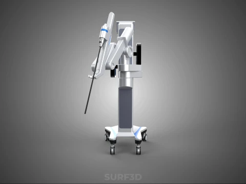 ROBOTIC ASSISTED SURGERY SYSTEM RAS SURGICAL ARM ROBOT MACHINE 3D Model