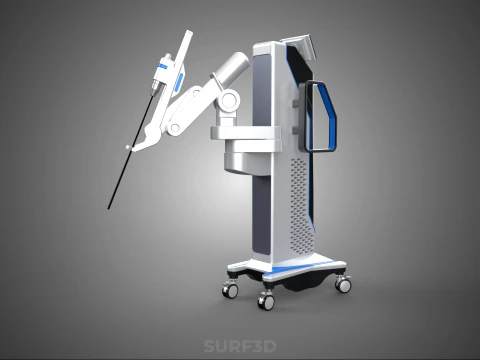 ROBOTIC ASSISTED SURGERY SYSTEM RAS SURGICAL ARM ROBOT MACHINE 3D Model