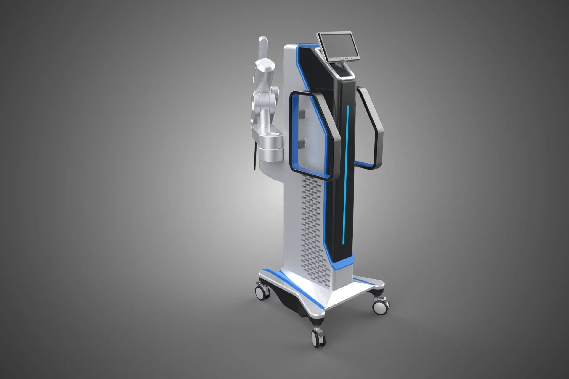ROBOTIC SURGERY ASSIST SYSTEM SURGICAL ROBOT MACHINE HOSPITAL 3D Model .c4d .max .obj .3ds .fbx .stl .blend 