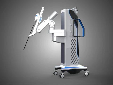 ROBOTIC SURGERY ASSIST SYSTEM SURGICAL ROBOT MACHINE HOSPITAL 3D Model