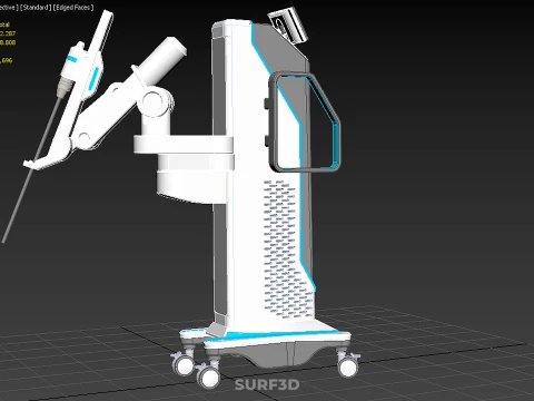 ROBOTIC SURGERY ASSIST SYSTEM SURGICAL ROBOT MACHINE HOSPITAL 3D Model