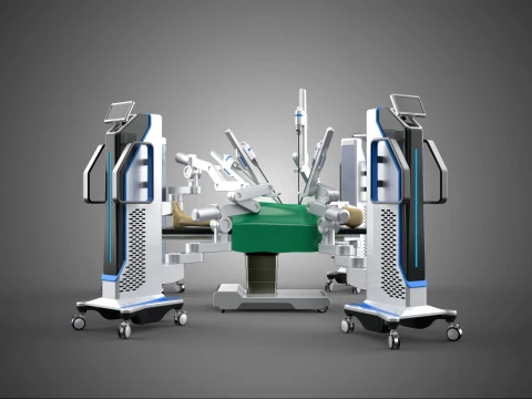 STANDAARD CHIRURGISCHE ROBOT ROBOTCHIRURGIE LAPAROSCOPIE LAPAROSCOPIE 3D Model